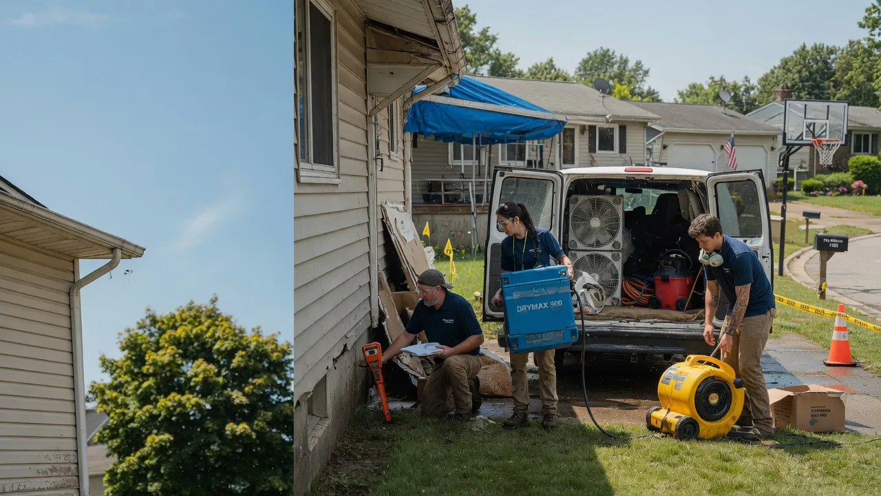 Ceiling Leak Cleanup in Franklin Furnace, OH near me