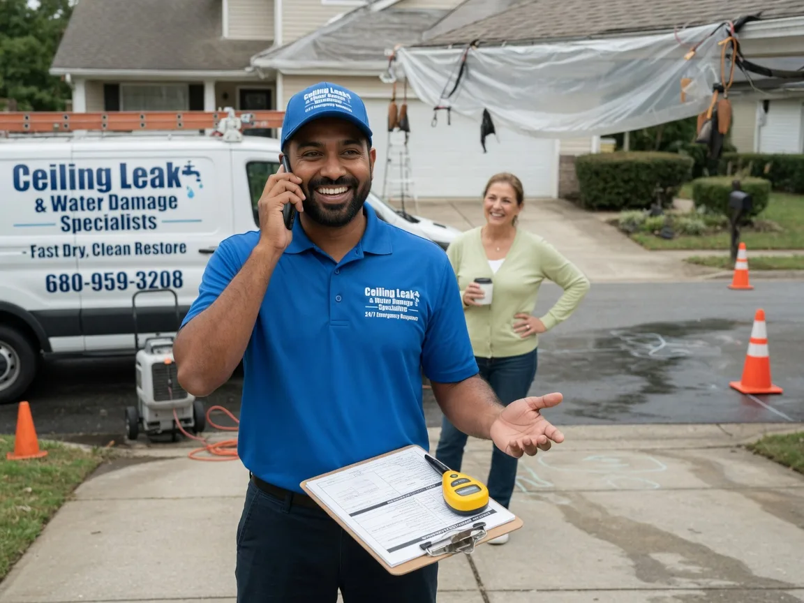 Ceiling Leak Cleanup Franklin Furnace, OH FAQs